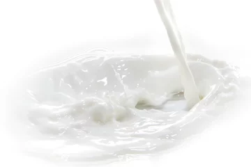 Papier Peint photo Lavable Milk-shake éclaboussure de lait