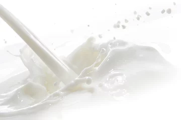 Papier Peint photo Lavable Milk-shake milk splash