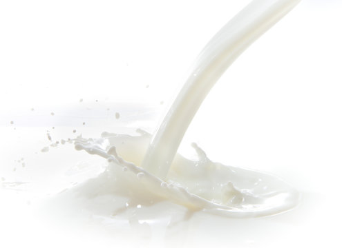 Fototapeta milk splash