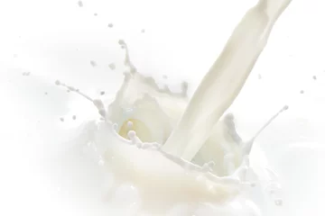 Papier Peint photo Lavable Milk-shake éclaboussures de lait