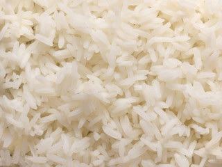 steamed white rice
