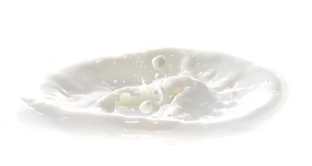Papier Peint photo Lavable Milk-shake éclaboussures de lait