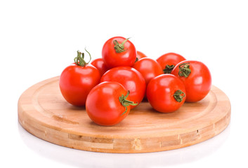 A bunch of tomatoes