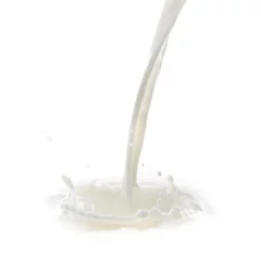 Deurstickers Milkshake melk plons