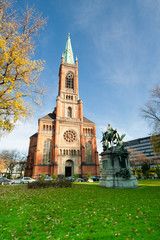 Old catholic chapel in the park