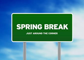 Spring Break Highway Sign