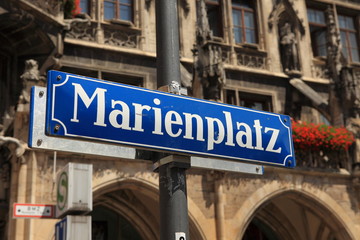 Obraz premium Marienplatz München