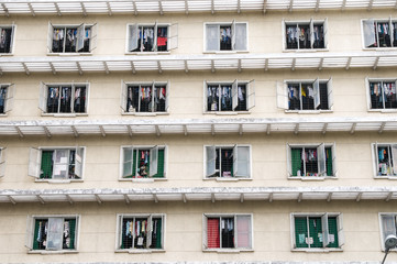 Obraz premium public apartment block in Ho Chi Minh City, Vietnam