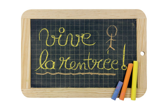 Ardoise Vive la Rentr&eacute;e