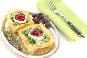Ziegenkäse-Tarteletts
