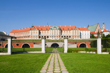 Naklejka premium Zamek Królewski w Warszawie