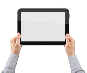 Holding Tablet PC