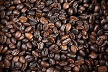 coffee bean wallpaper, coffee beans close-up.