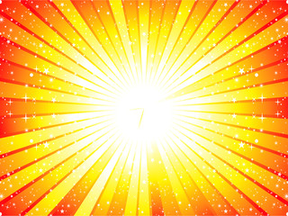 abstract yellow sunbeam background
