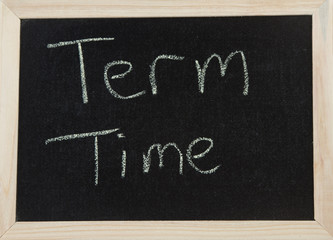 Board with TERM TIME