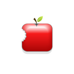 smartphone red Apple icon