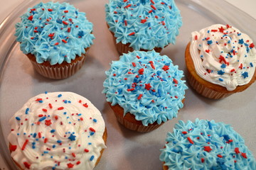 4th of July Cupcakes