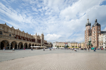 Fototapeta The Old Town square in Krakow obraz