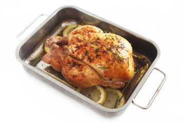 Roast Chicken on White
