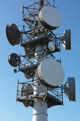 Communications Tower Closeup