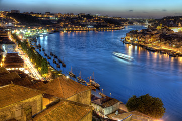 Porto at Dusk, Portugal.
