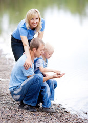 Fototapeta premium happy family
