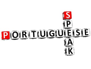3D Speak Portuguese Crossword