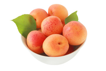 Apricots in a bowl
