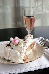 cream and chocolate cake - torta al cioccolato e panna