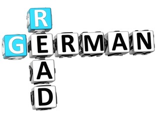3D Read German Crossword