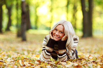autumn woman