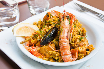 Prawn with rice