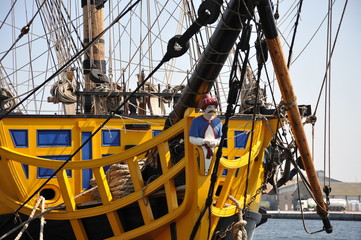 Gaillard avant voilier ancien