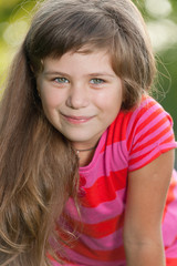 Mysterious smile