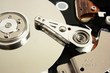 Detail of harddisk