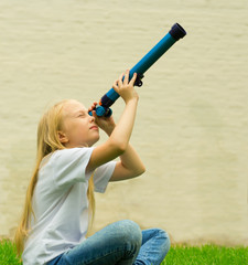 Girl With Telescope