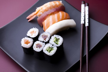 Collection of sushi