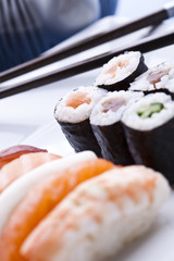 Collection of sushi