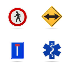 Verkehrszeichen, Schilder & Symbole