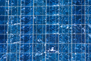 Detail of a solar panel