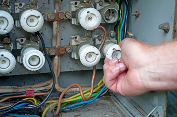 Alter Stromverteiler