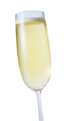 One glass of champagne