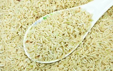 White rice, uncooked