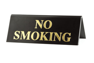 gritty no smoking sign