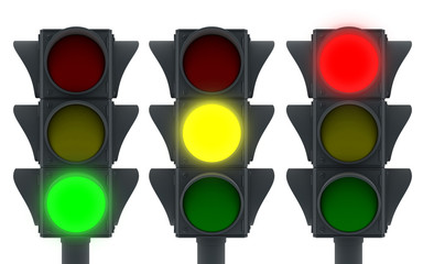 Three traffic light - 33931479