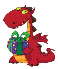 dragon and a gift