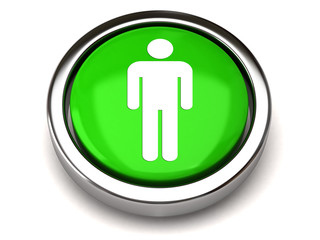 Green male icon