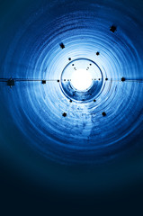 Blue tunnel