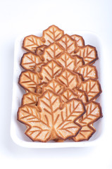 Cookies isolated on the white background