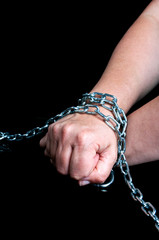 Hands in chain